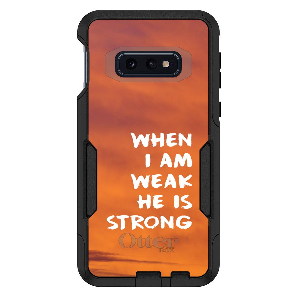 When I Am Weak, He Is Strong OtterBox Commuter Case for iPhone & Galaxy, view 8