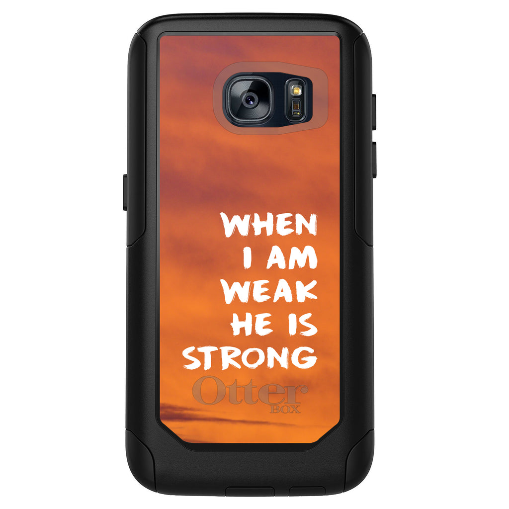 When I Am Weak, He Is Strong OtterBox Commuter Case for iPhone & Galaxy, view 11