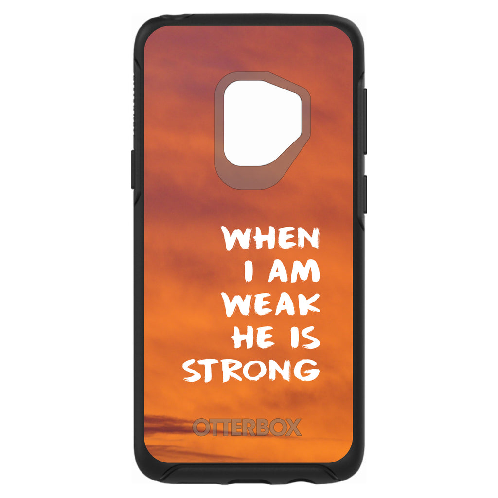 When I Am Weak, He Is Strong OtterBox Symmetry Case for iPhone & Galaxy, view 8