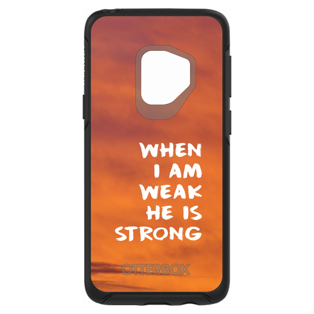 When I Am Weak, He Is Strong OtterBox Symmetry Case for iPhone & Galaxy, view 8
