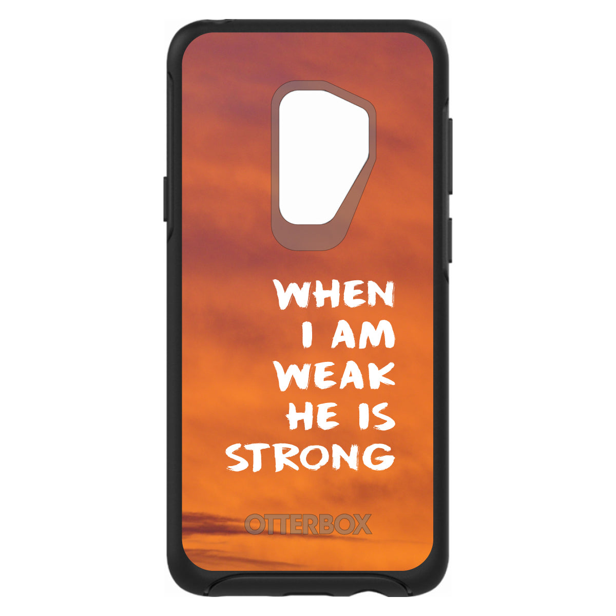 When I Am Weak, He Is Strong OtterBox Symmetry Case for iPhone & Galaxy, view 9