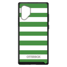 DistinctInk™ OtterBox Symmetry Series Case for Apple iPhone / Samsung Galaxy / Google Pixel - Green & White Bold Stripes