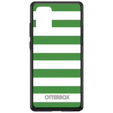 DistinctInk™ OtterBox Symmetry Series Case for Apple iPhone / Samsung Galaxy / Google Pixel - Green & White Bold Stripes