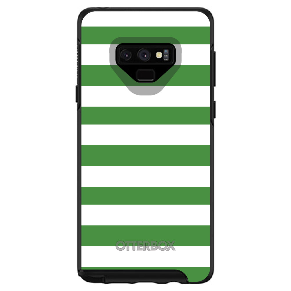 Green & White Bold Stripes OtterBox Symmetry Case for iPhone & Galaxy, view 13