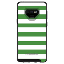 DistinctInk™ OtterBox Symmetry Series Case for Apple iPhone / Samsung Galaxy / Google Pixel - Green & White Bold Stripes