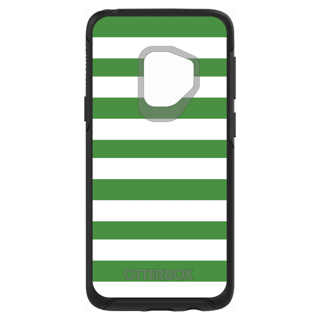 Green & White Bold Stripes OtterBox Symmetry Case for iPhone & Galaxy, view 8