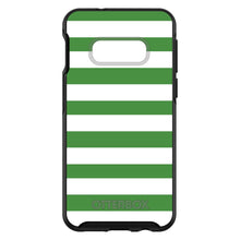 DistinctInk™ OtterBox Symmetry Series Case for Apple iPhone / Samsung Galaxy / Google Pixel - Green & White Bold Stripes