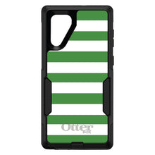 DistinctInk™ OtterBox Commuter Series Case for Apple iPhone or Samsung Galaxy - Green & White Bold Stripes