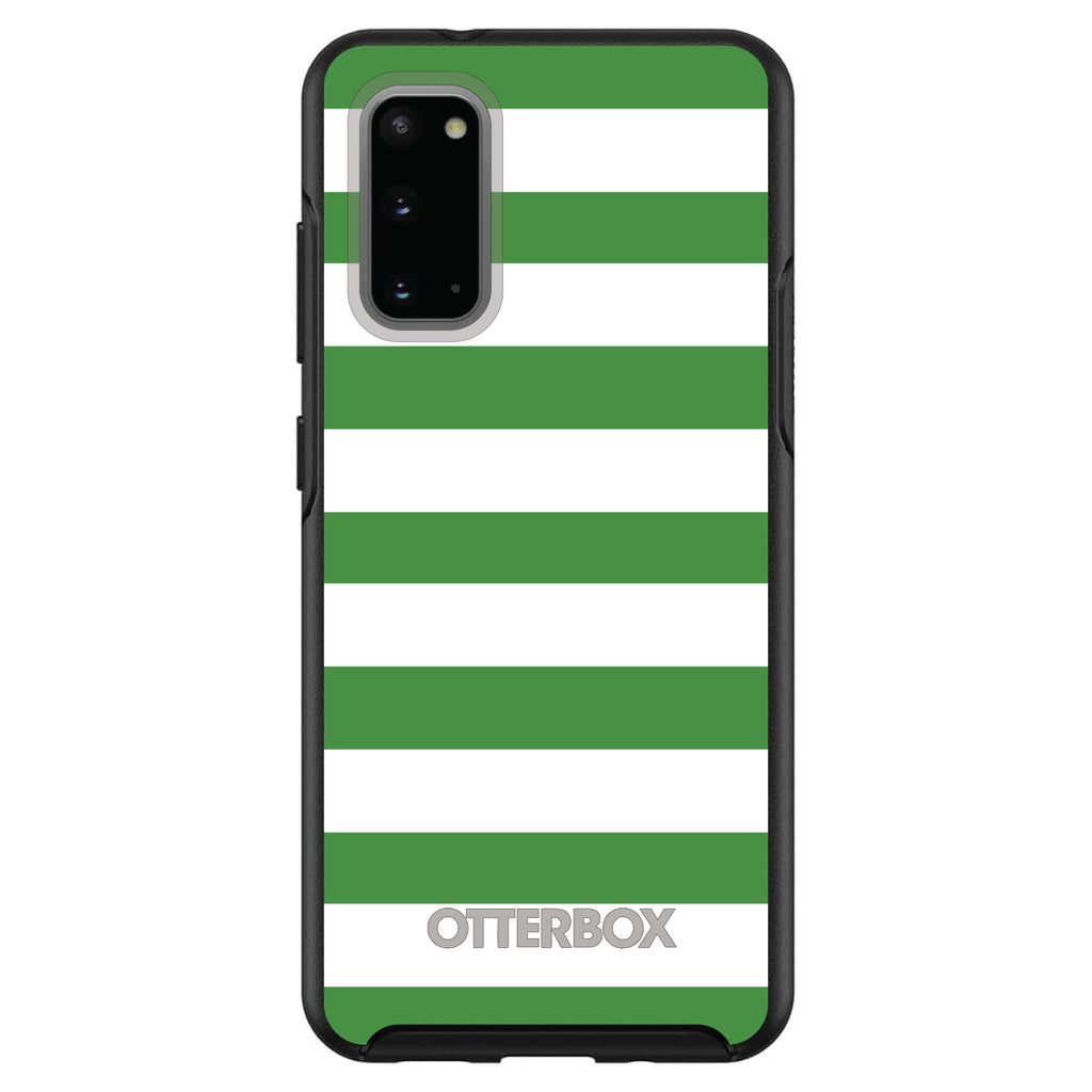 Green & White Bold Stripes OtterBox Symmetry Case for iPhone & Galaxy, view 5