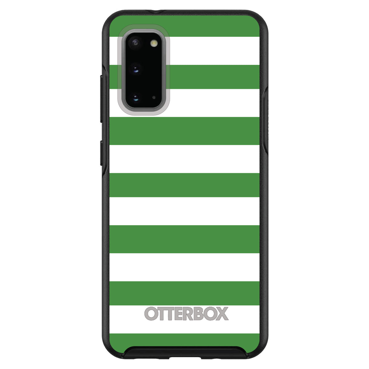 Green & White Bold Stripes OtterBox Symmetry Case for iPhone & Galaxy, view 5