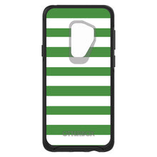 DistinctInk™ OtterBox Symmetry Series Case for Apple iPhone / Samsung Galaxy / Google Pixel - Green & White Bold Stripes