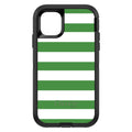 Green & White Bold Stripes OtterBox Defender Case for iPhone & Galaxy, view 2