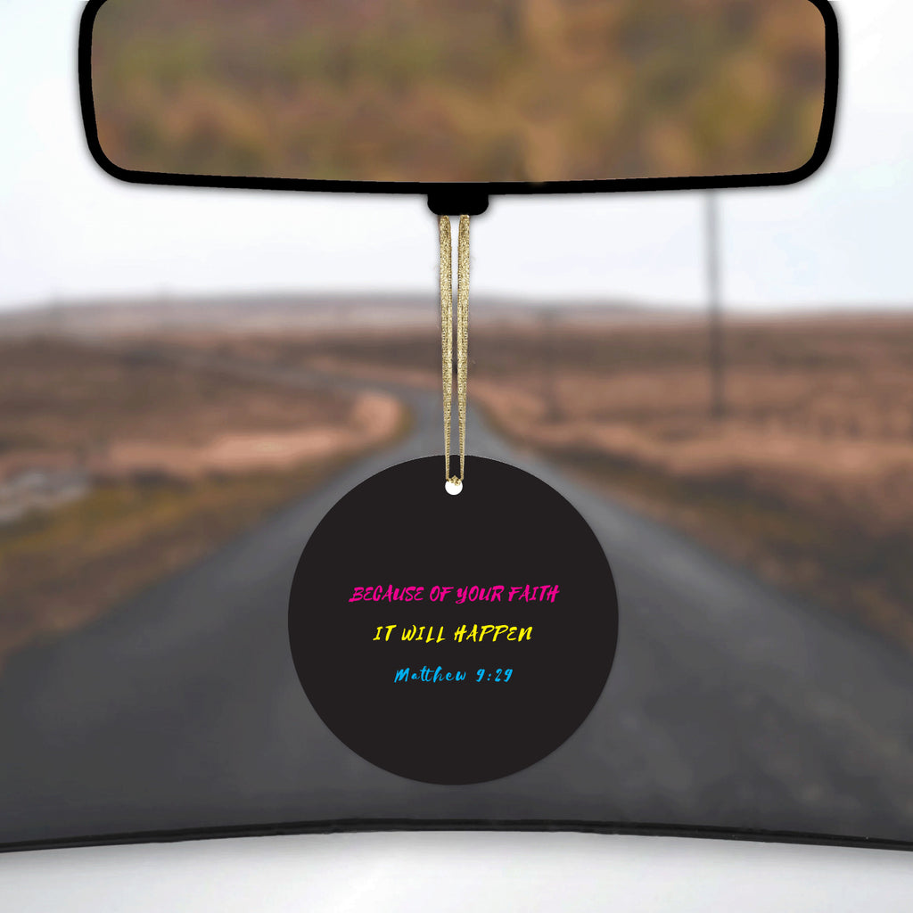 Because of Your Faith, It Will Happen Ceramic Ornament, view 3