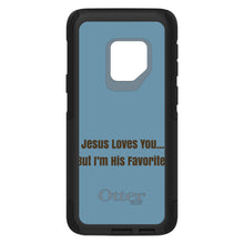 DistinctInk OtterBox Commuter Series Case for Apple iPhone or Samsung Galaxy - Jesus Loves You… But I'm His Favorite