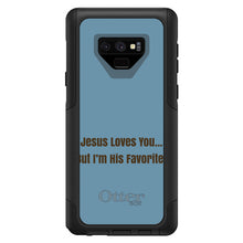 DistinctInk™ OtterBox Commuter Series Case for Apple iPhone or Samsung Galaxy - Jesus Loves You… But I'm His Favorite