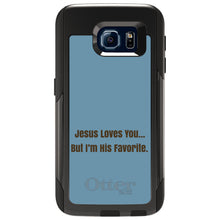 DistinctInk™ OtterBox Commuter Series Case for Apple iPhone or Samsung Galaxy - Jesus Loves You… But I'm His Favorite