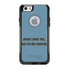 DistinctInk OtterBox Commuter Series Case for Apple iPhone or Samsung Galaxy - Jesus Loves You… But I'm His Favorite