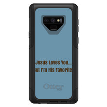 DistinctInk OtterBox Commuter Series Case for Apple iPhone or Samsung Galaxy - Jesus Loves You… But I'm His Favorite