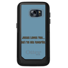 DistinctInk OtterBox Commuter Series Case for Apple iPhone or Samsung Galaxy - Jesus Loves You… But I'm His Favorite