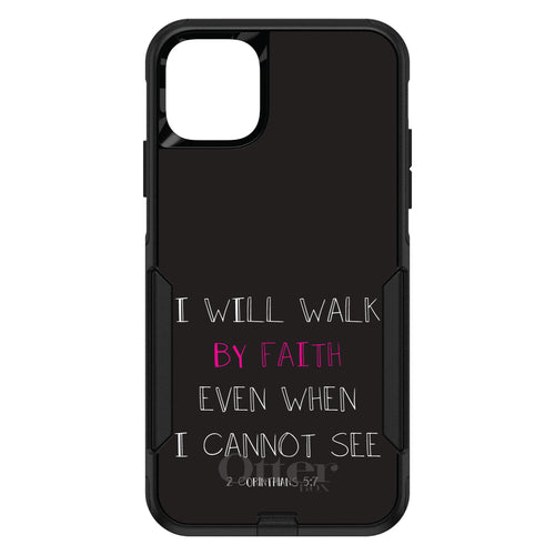 2 Corinthians 5:7, I Will Walk By Faith Even When I Cannot See OtterBox Commuter Case for iPhone & Galaxy, view 2