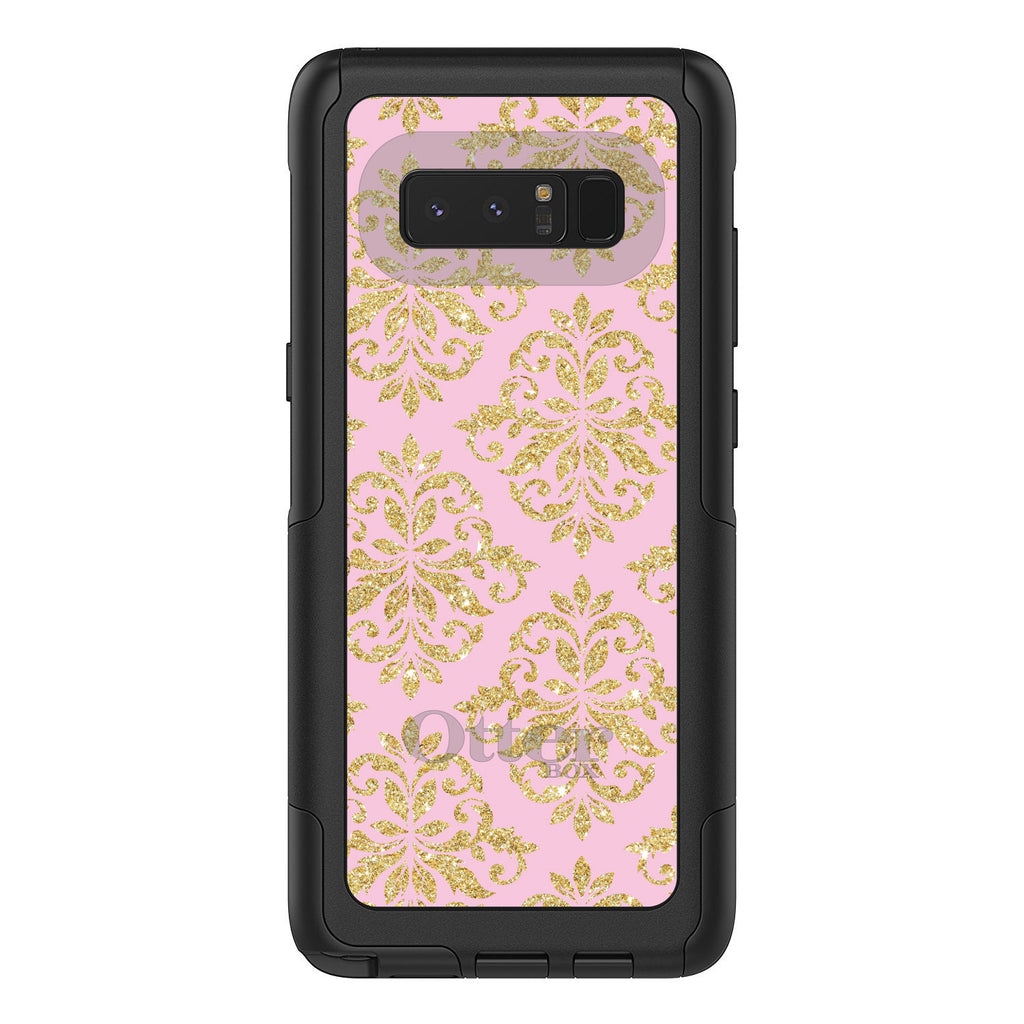 Pink & Gold Print, Damask Pattern OtterBox Commuter Case for iPhone & Galaxy, view 16