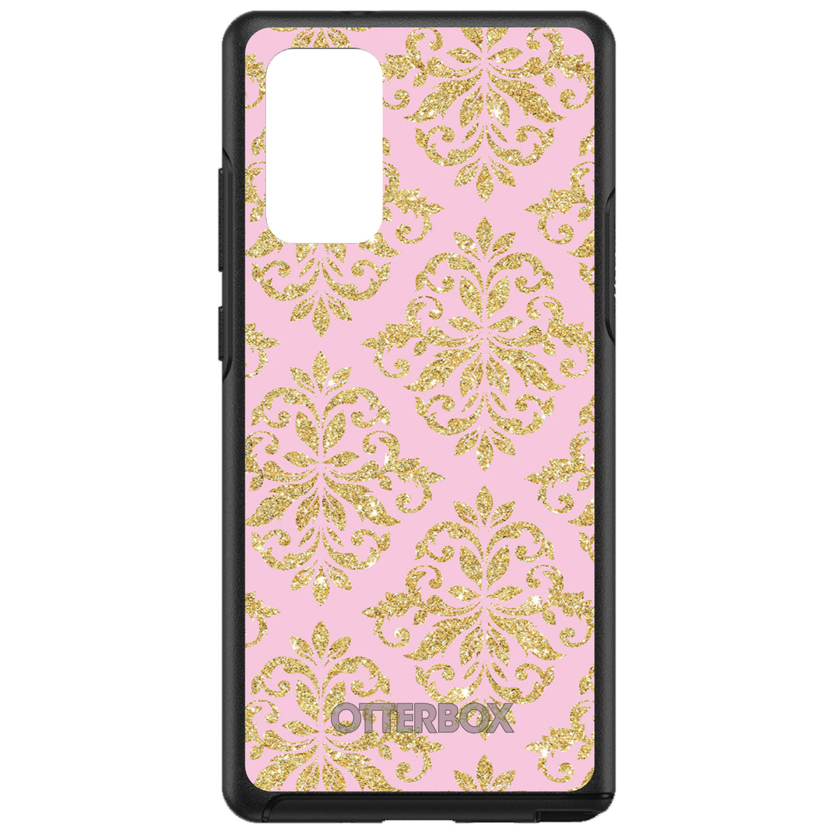 Pink & Gold Print, Damask Pattern OtterBox Symmetry Case for iPhone & Galaxy, view 10