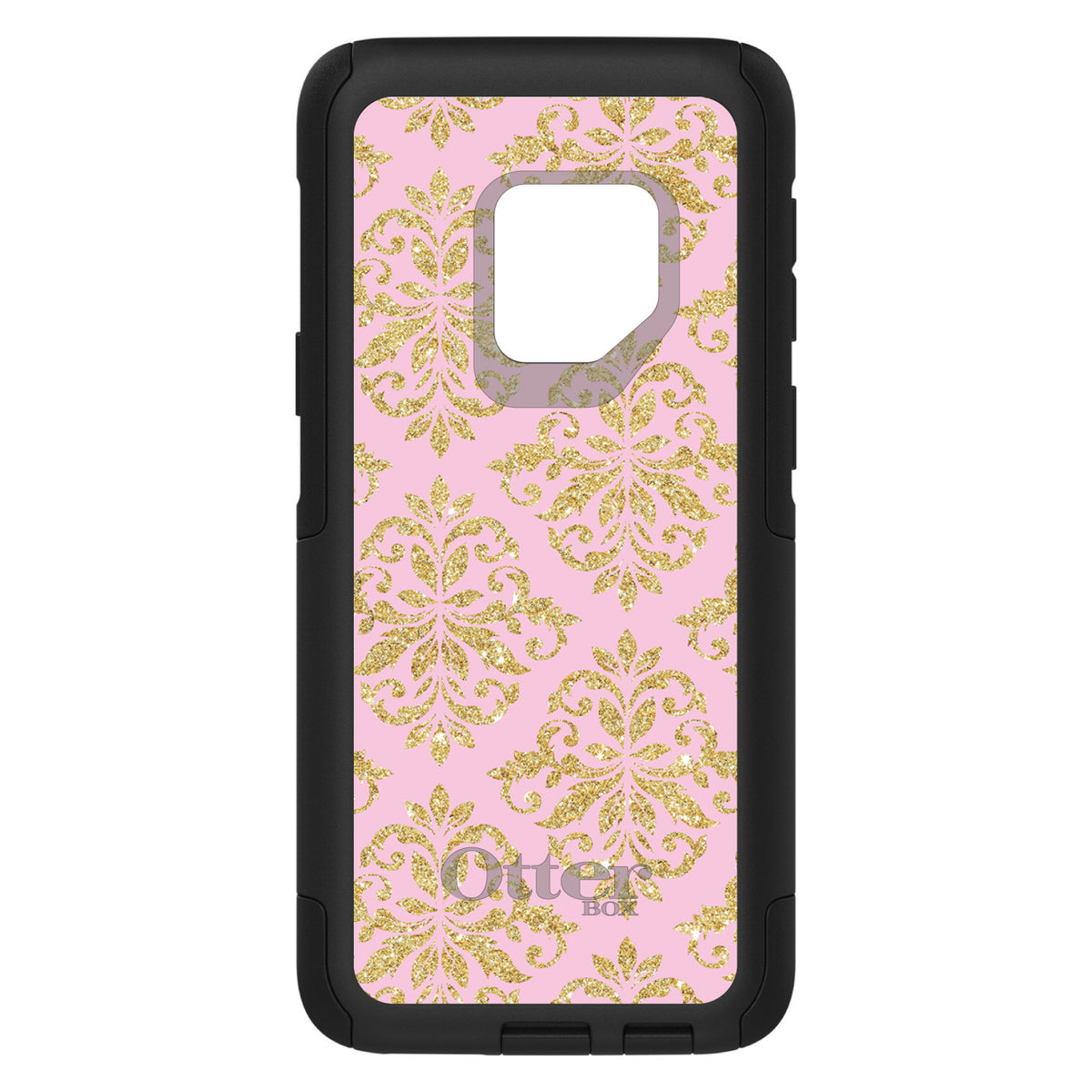 Pink & Gold Print, Damask Pattern OtterBox Commuter Case for iPhone & Galaxy, view 9