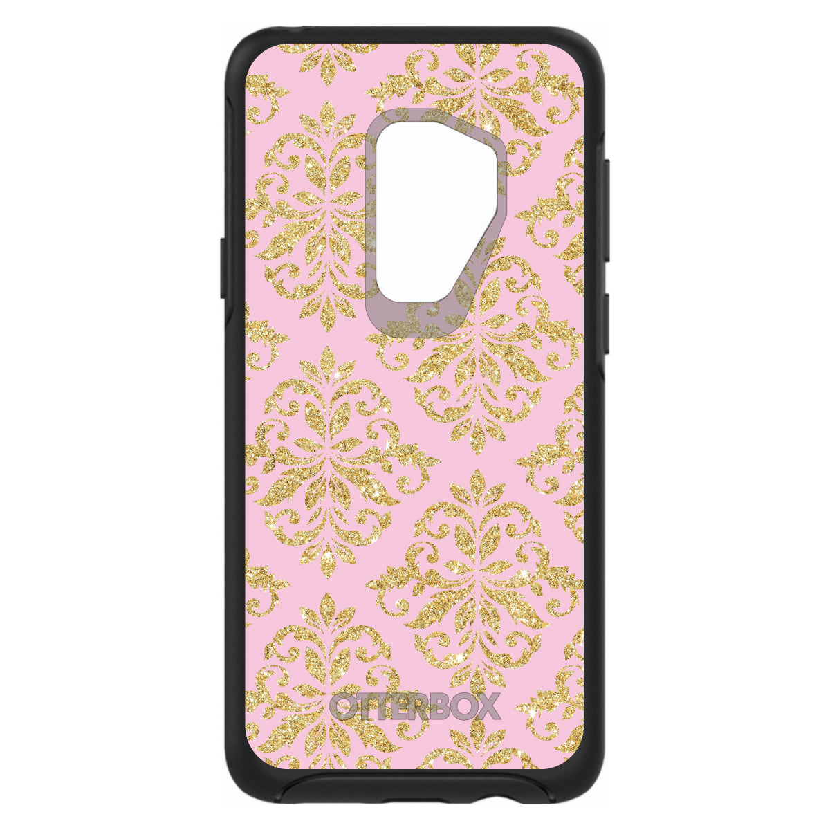 Pink & Gold Print, Damask Pattern OtterBox Symmetry Case for iPhone & Galaxy, view 9