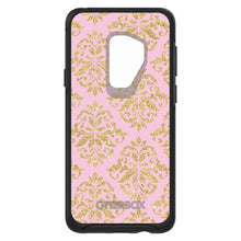 DistinctInk™ OtterBox Symmetry Series Case for Apple iPhone / Samsung Galaxy / Google Pixel - Pink & Gold Print - Damask Pattern