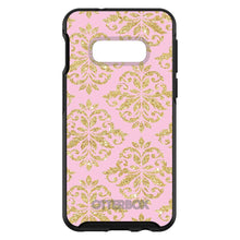 DistinctInk™ OtterBox Symmetry Series Case for Apple iPhone / Samsung Galaxy / Google Pixel - Pink & Gold Print - Damask Pattern