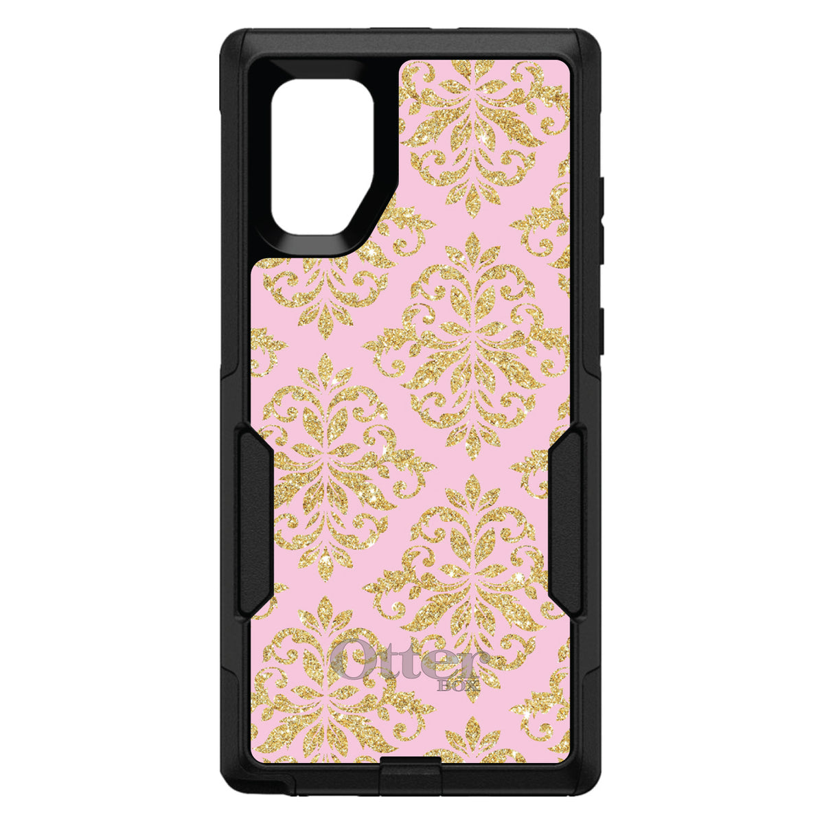 Pink & Gold Print, Damask Pattern OtterBox Commuter Case for iPhone & Galaxy, view 14