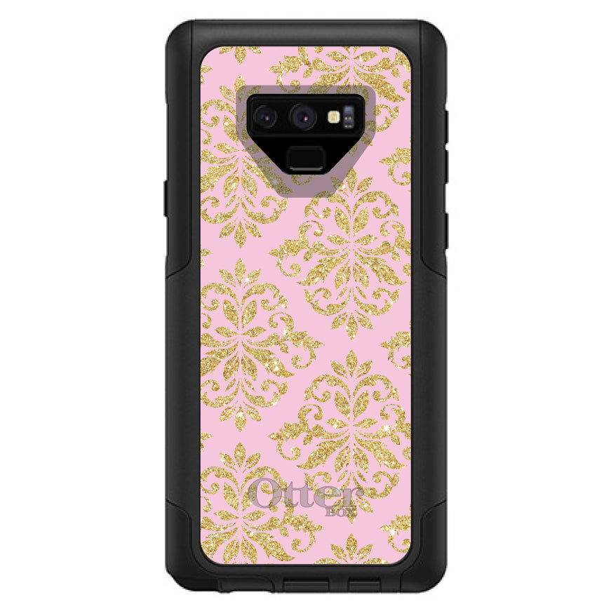 Pink & Gold Print, Damask Pattern OtterBox Commuter Case for iPhone & Galaxy, view 15