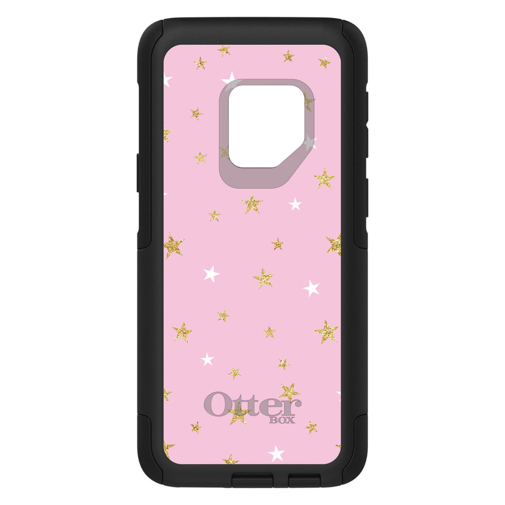 Pink & Gold Print, Stars Pattern OtterBox Commuter Case for iPhone & Galaxy, view 9