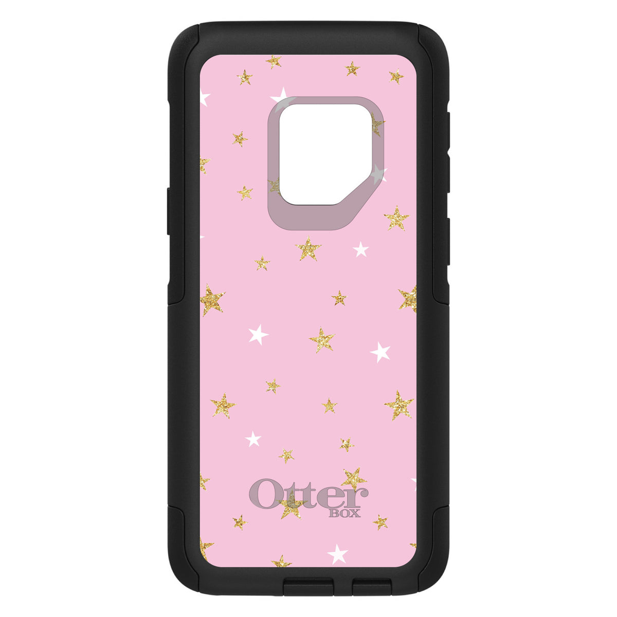 Pink & Gold Print, Stars Pattern OtterBox Commuter Case for iPhone & Galaxy, view 9