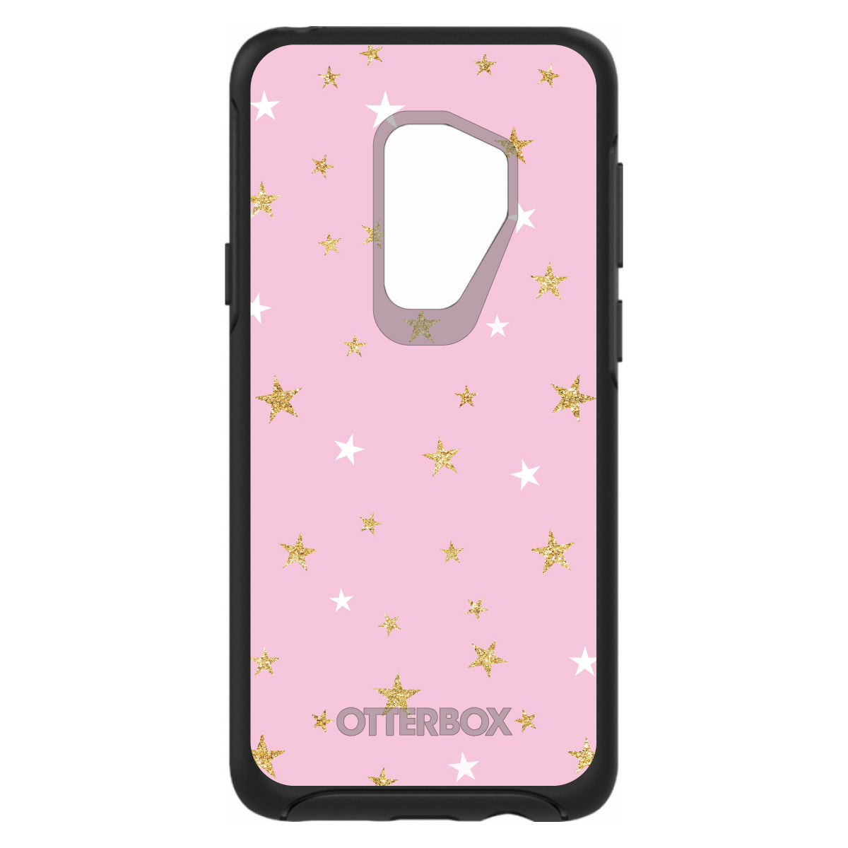 Pink & Gold Print, Stars Pattern OtterBox Symmetry Case for iPhone & Galaxy, view 9