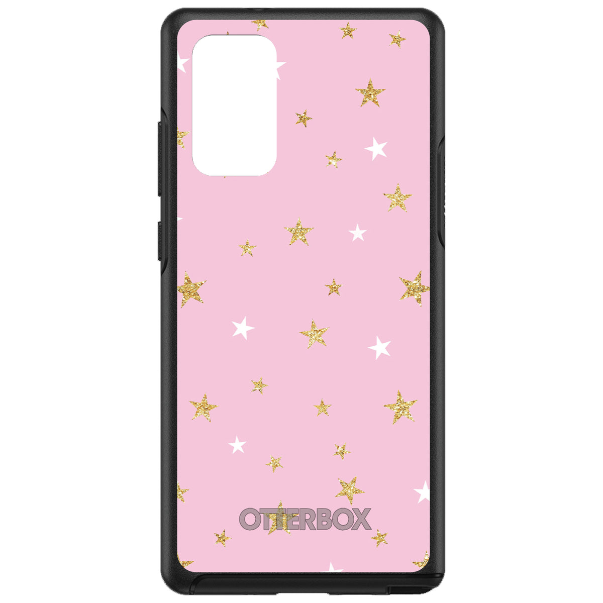 Pink & Gold Print, Stars Pattern OtterBox Symmetry Case for iPhone & Galaxy, view 10