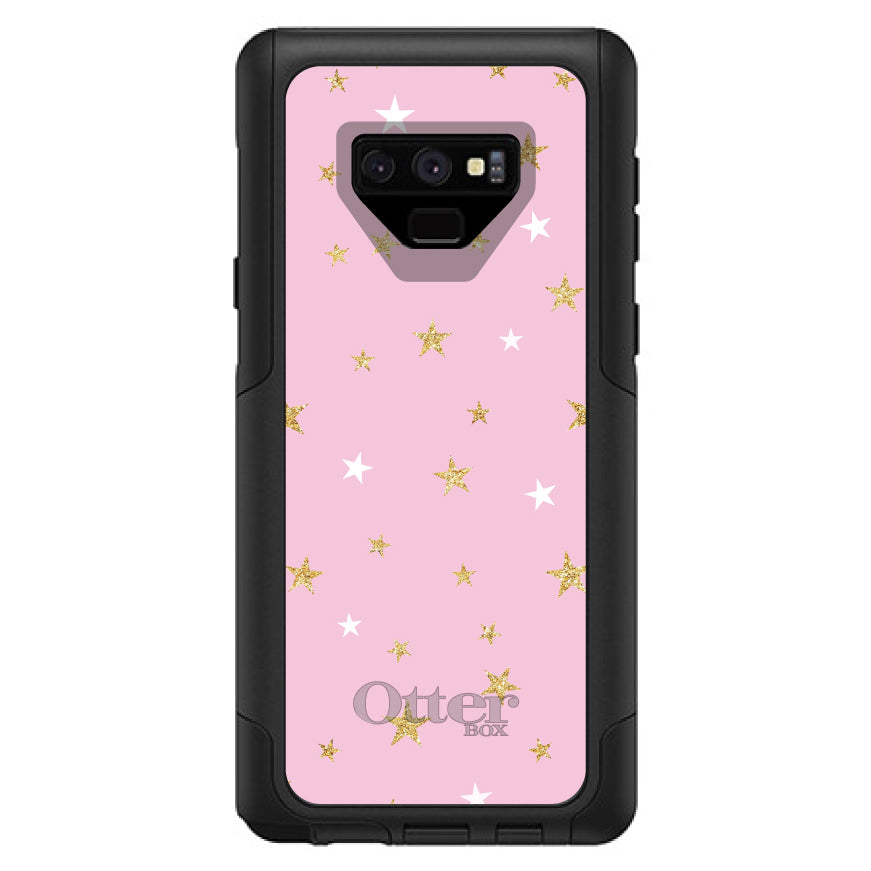 Pink & Gold Print, Stars Pattern OtterBox Commuter Case for iPhone & Galaxy, view 15