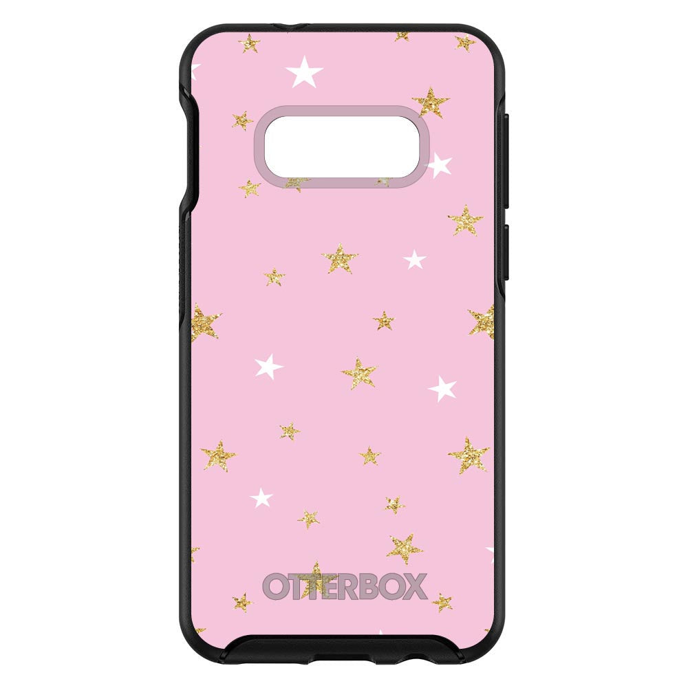 Pink & Gold Print, Stars Pattern OtterBox Symmetry Case for iPhone & Galaxy, view 7