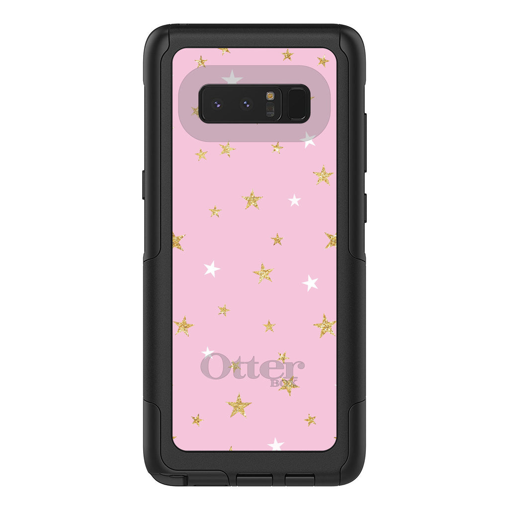 Pink & Gold Print, Stars Pattern OtterBox Commuter Case for iPhone & Galaxy, view 16