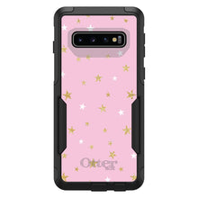 DistinctInk™ OtterBox Commuter Series Case for Apple iPhone or Samsung Galaxy - Pink & Gold Print - Stars Pattern