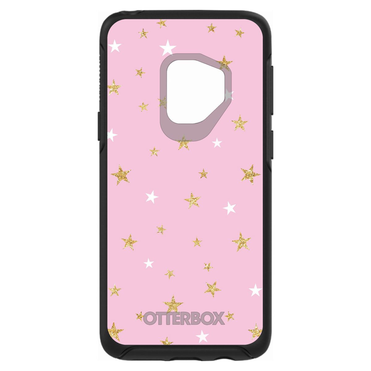 Pink & Gold Print, Stars Pattern OtterBox Symmetry Case for iPhone & Galaxy, view 8