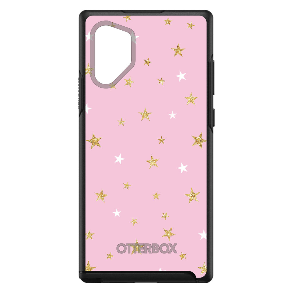 Pink & Gold Print, Stars Pattern OtterBox Symmetry Case for iPhone & Galaxy, view 11