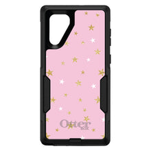 DistinctInk™ OtterBox Commuter Series Case for Apple iPhone or Samsung Galaxy - Pink & Gold Print - Stars Pattern