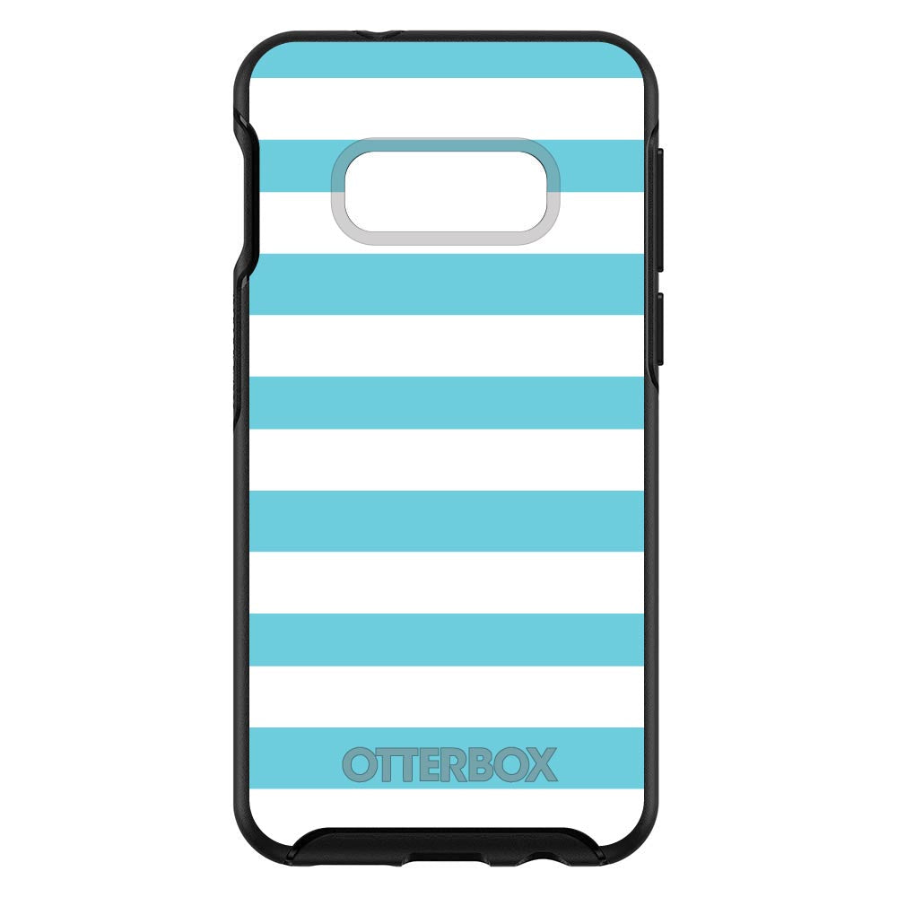 Blue & White Bold Stripes OtterBox Symmetry Case for iPhone & Galaxy, view 7