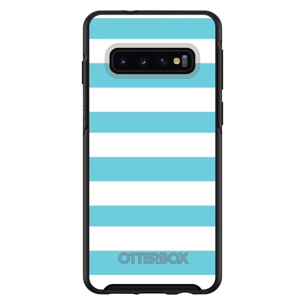 Blue & White Bold Stripes OtterBox Symmetry Case for iPhone & Galaxy, view 6