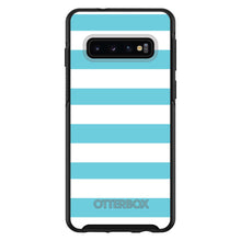 DistinctInk™ OtterBox Symmetry Series Case for Apple iPhone / Samsung Galaxy / Google Pixel - Blue & White Bold Stripes
