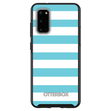 DistinctInk™ OtterBox Symmetry Series Case for Apple iPhone / Samsung Galaxy / Google Pixel - Blue & White Bold Stripes