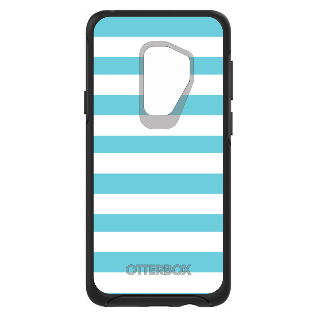 Blue & White Bold Stripes OtterBox Symmetry Case for iPhone & Galaxy, view 9