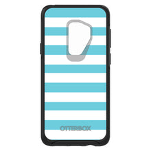 DistinctInk™ OtterBox Symmetry Series Case for Apple iPhone / Samsung Galaxy / Google Pixel - Blue & White Bold Stripes
