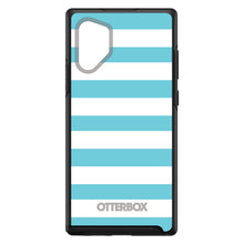 DistinctInk™ OtterBox Symmetry Series Case for Apple iPhone / Samsung Galaxy / Google Pixel - Blue & White Bold Stripes